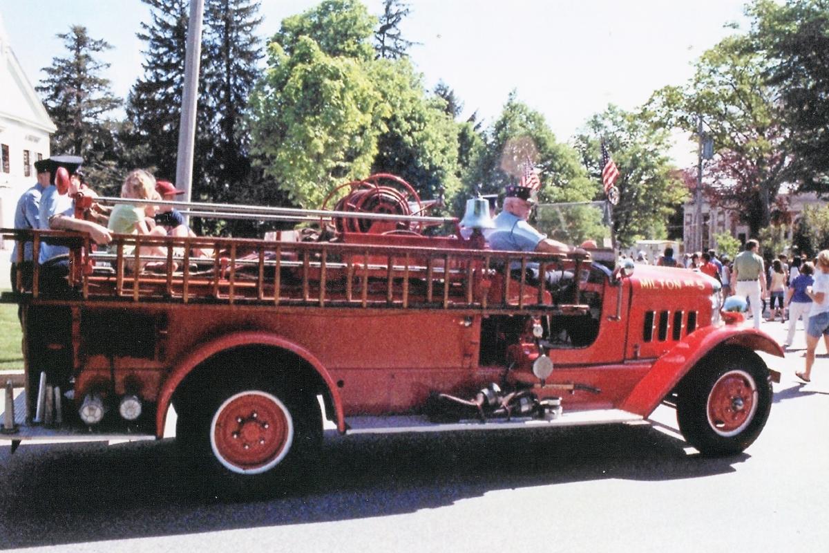 Engine Number 5 with People in It