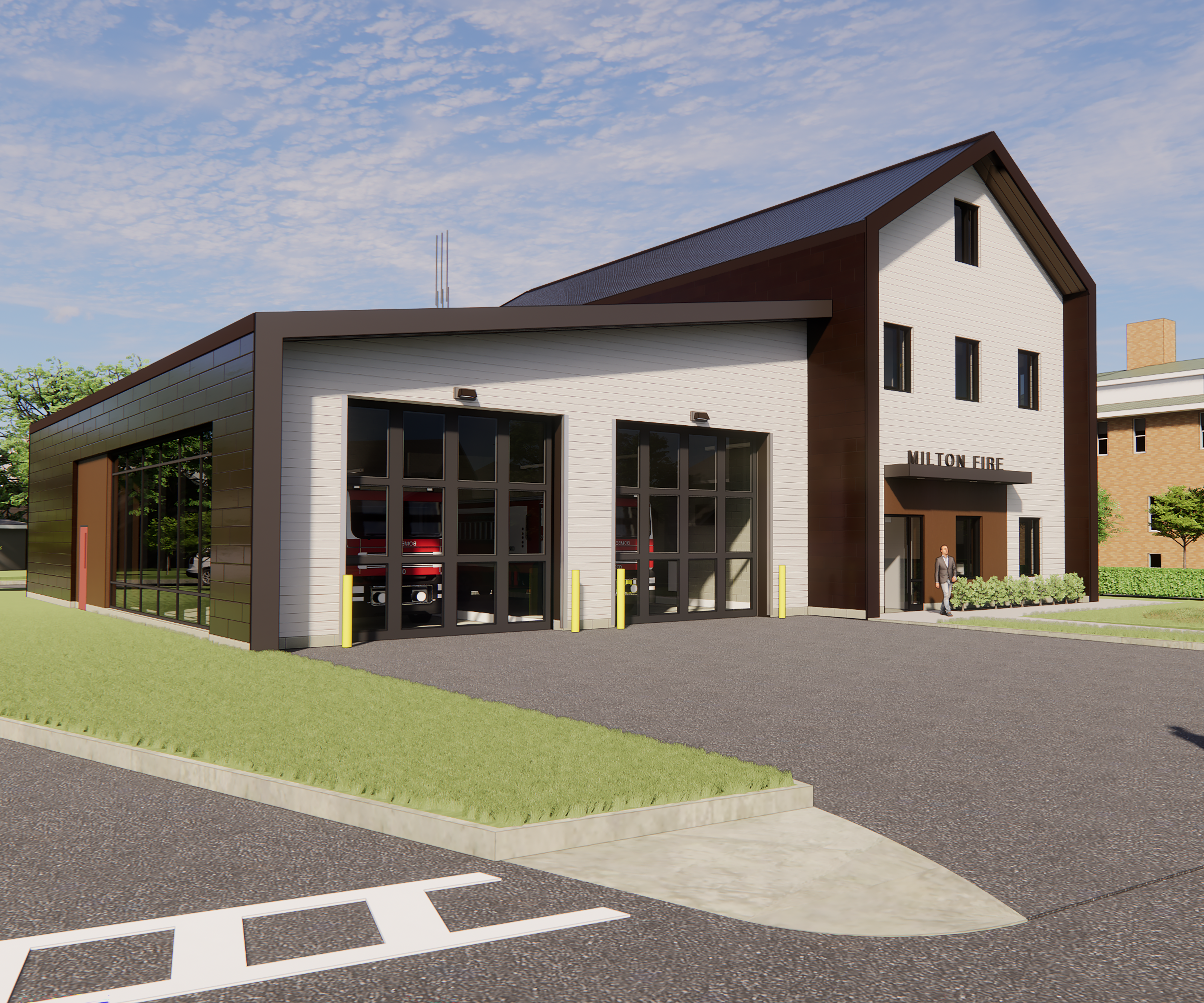 East Milton Fire Station Rendering