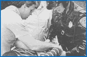 Police Officers Working