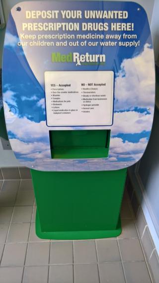 Drug Return Dropoff Box